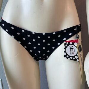 New with tag Vitamin A Disney Minnie Mouse Reversible Polka Dot bikini